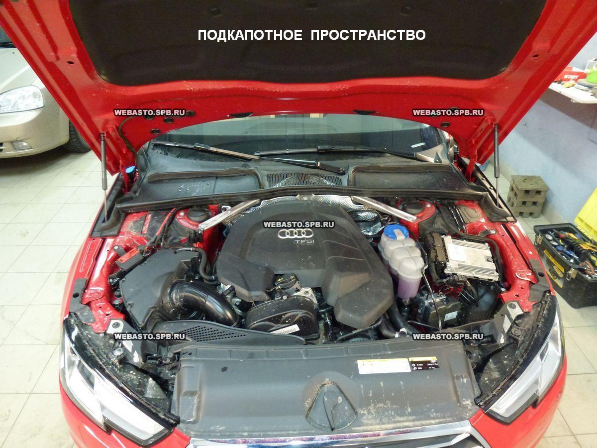 Установка подогревателя Webasto на Audi A4 V (B9) (2016-) в Санкт-Петербурге